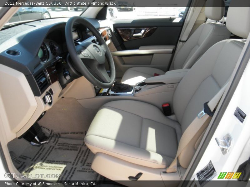 Arctic White / Almond/Black 2012 Mercedes-Benz GLK 350