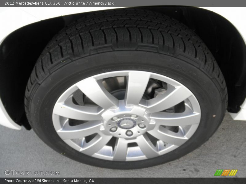 Arctic White / Almond/Black 2012 Mercedes-Benz GLK 350
