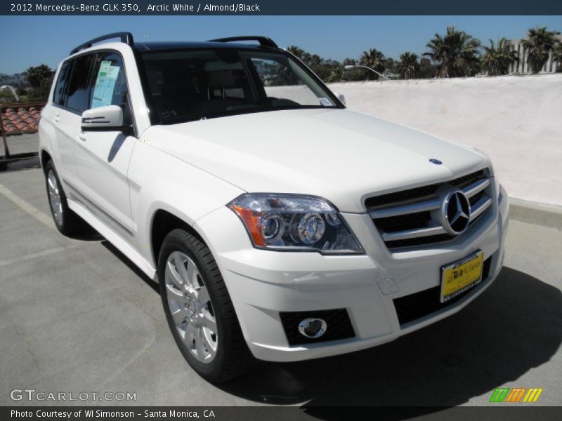 Arctic White / Almond/Black 2012 Mercedes-Benz GLK 350
