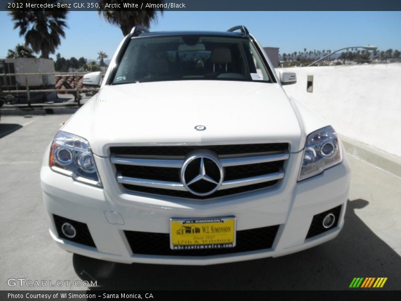 Arctic White / Almond/Black 2012 Mercedes-Benz GLK 350