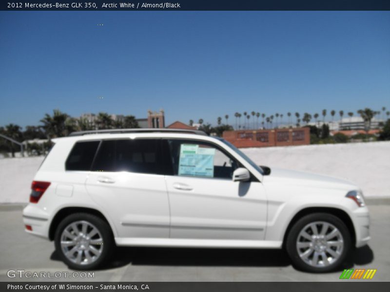 Arctic White / Almond/Black 2012 Mercedes-Benz GLK 350