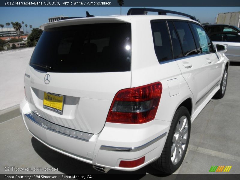Arctic White / Almond/Black 2012 Mercedes-Benz GLK 350