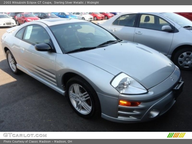 Sterling Silver Metallic / Midnight 2003 Mitsubishi Eclipse GT Coupe