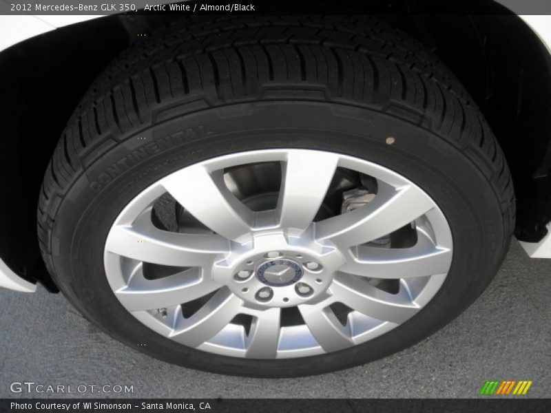 Arctic White / Almond/Black 2012 Mercedes-Benz GLK 350