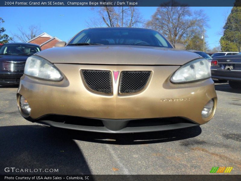 Champagne Beige Metallic / Dark Taupe 2004 Pontiac Grand Am SE Sedan