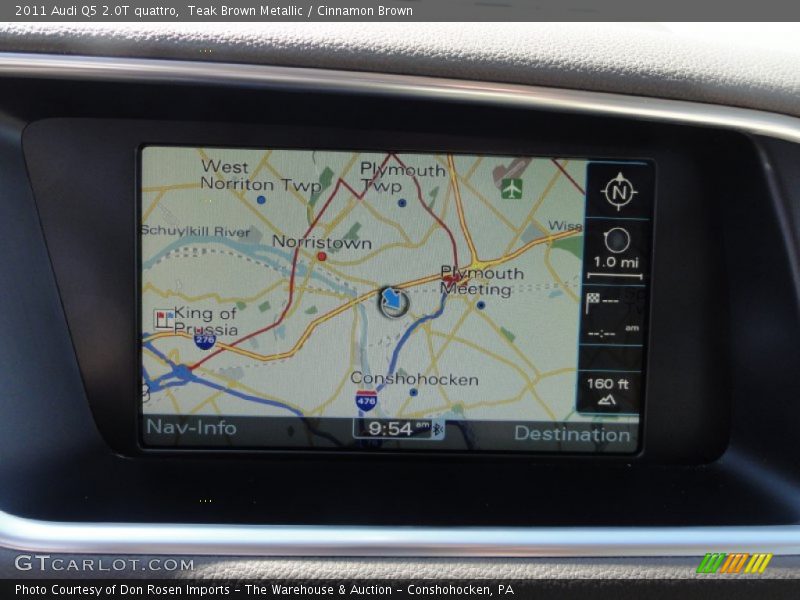 Navigation of 2011 Q5 2.0T quattro