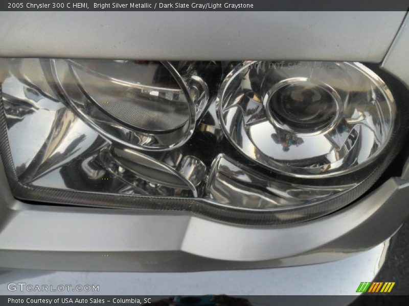 Bright Silver Metallic / Dark Slate Gray/Light Graystone 2005 Chrysler 300 C HEMI