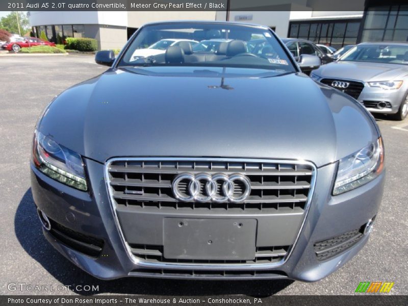 Meteor Grey Pearl Effect / Black 2011 Audi A5 2.0T quattro Convertible