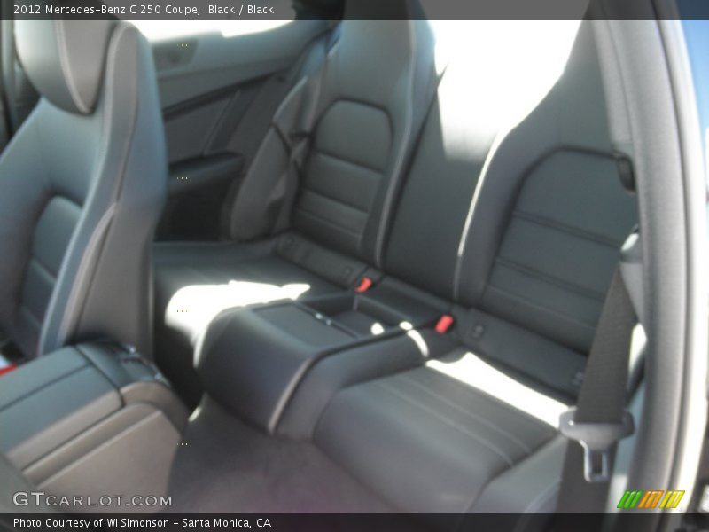 Black / Black 2012 Mercedes-Benz C 250 Coupe