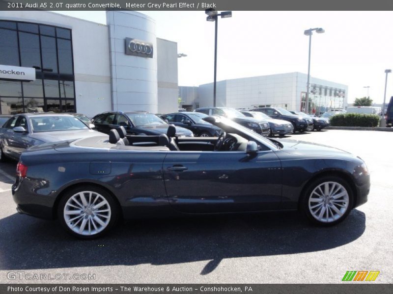 Meteor Grey Pearl Effect / Black 2011 Audi A5 2.0T quattro Convertible
