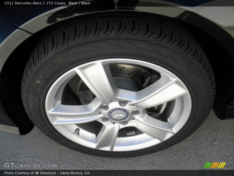 Black / Black 2012 Mercedes-Benz C 250 Coupe