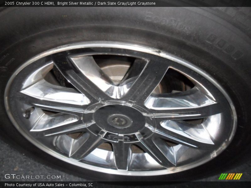 Bright Silver Metallic / Dark Slate Gray/Light Graystone 2005 Chrysler 300 C HEMI