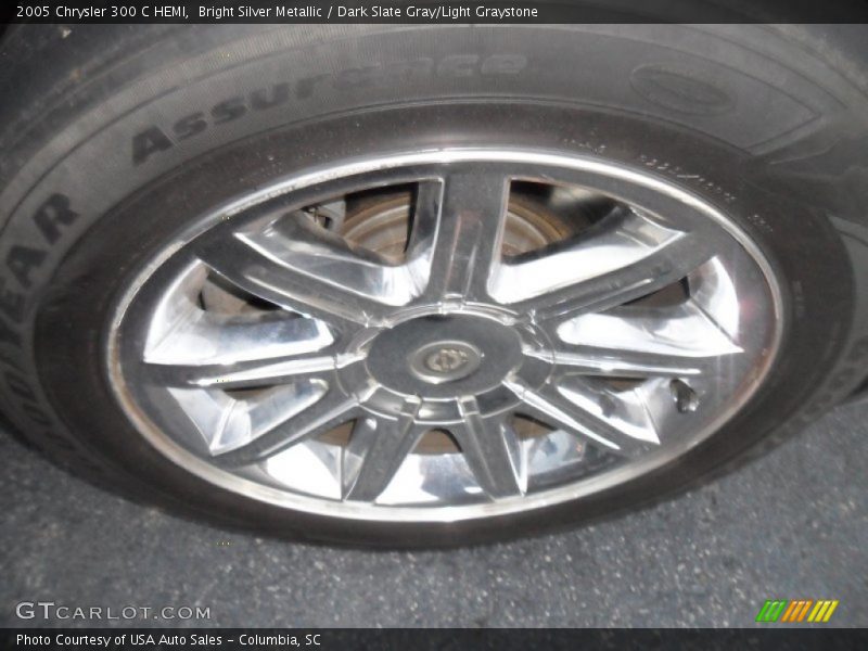 Bright Silver Metallic / Dark Slate Gray/Light Graystone 2005 Chrysler 300 C HEMI