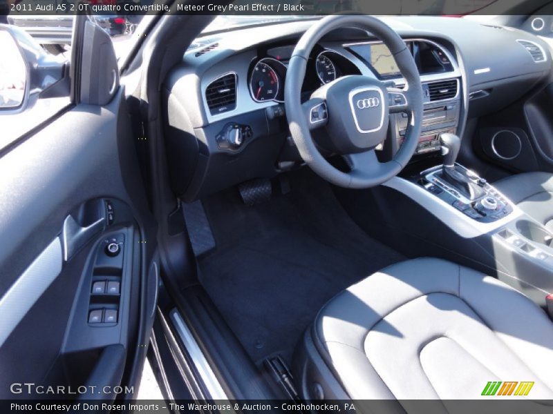 Meteor Grey Pearl Effect / Black 2011 Audi A5 2.0T quattro Convertible