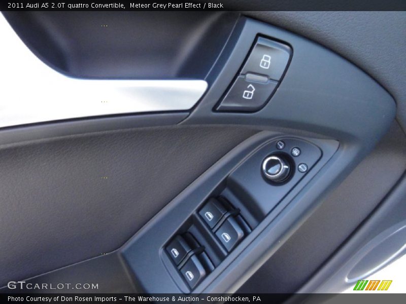 Meteor Grey Pearl Effect / Black 2011 Audi A5 2.0T quattro Convertible