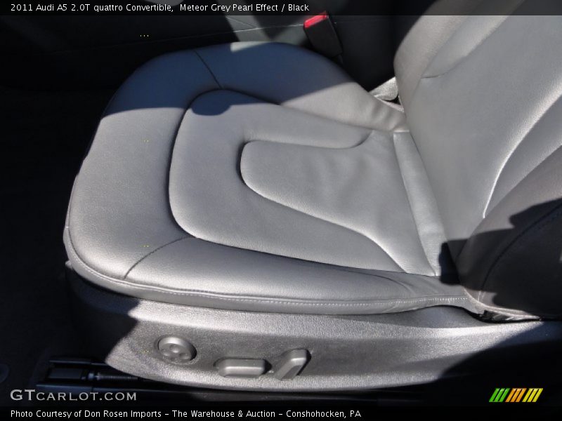 Meteor Grey Pearl Effect / Black 2011 Audi A5 2.0T quattro Convertible