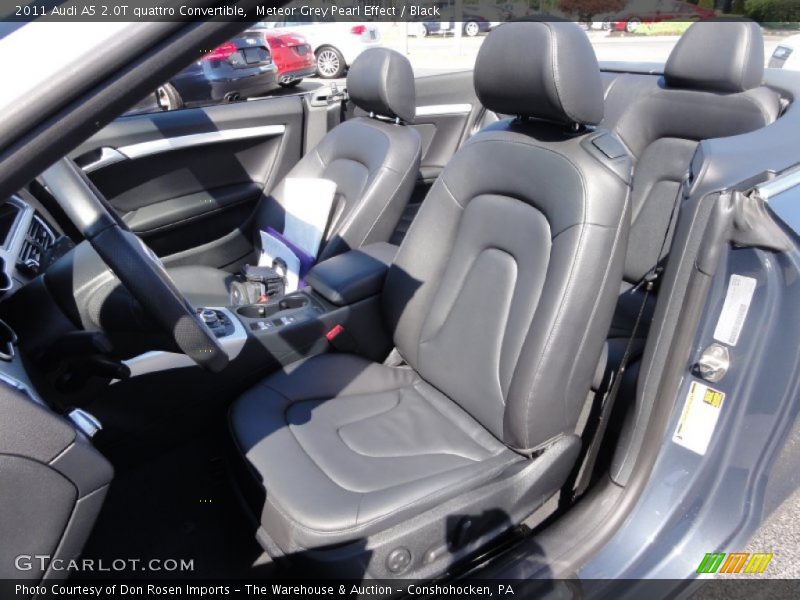 Meteor Grey Pearl Effect / Black 2011 Audi A5 2.0T quattro Convertible