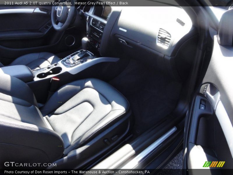 Meteor Grey Pearl Effect / Black 2011 Audi A5 2.0T quattro Convertible