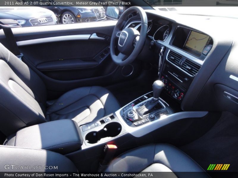 Meteor Grey Pearl Effect / Black 2011 Audi A5 2.0T quattro Convertible