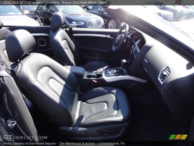 Meteor Grey Pearl Effect / Black 2011 Audi A5 2.0T quattro Convertible
