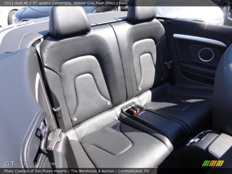 Meteor Grey Pearl Effect / Black 2011 Audi A5 2.0T quattro Convertible