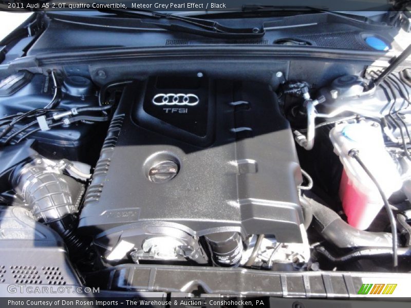 Meteor Grey Pearl Effect / Black 2011 Audi A5 2.0T quattro Convertible