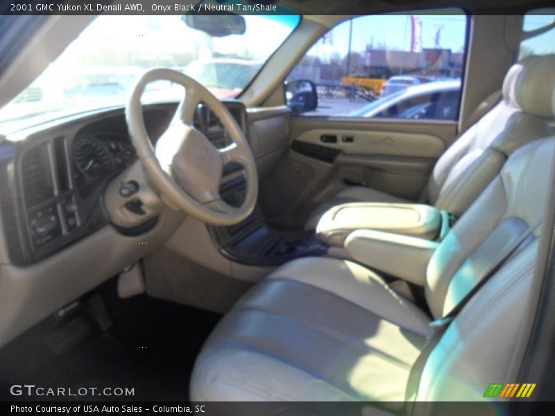 Onyx Black / Neutral Tan/Shale 2001 GMC Yukon XL Denali AWD