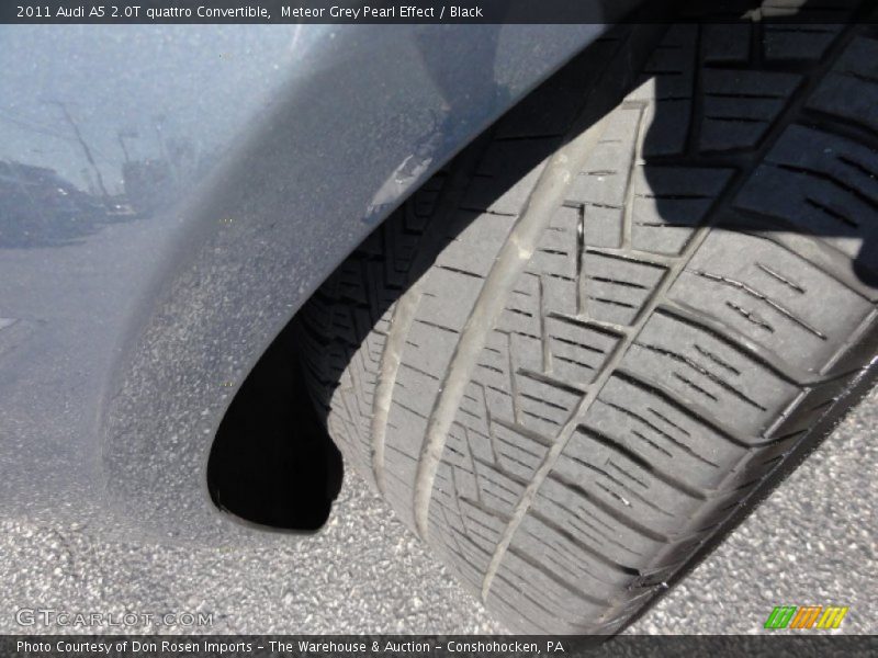 Meteor Grey Pearl Effect / Black 2011 Audi A5 2.0T quattro Convertible