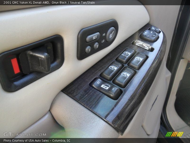 Onyx Black / Neutral Tan/Shale 2001 GMC Yukon XL Denali AWD