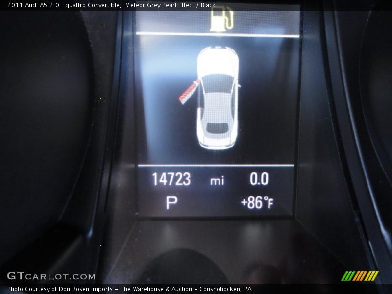 Meteor Grey Pearl Effect / Black 2011 Audi A5 2.0T quattro Convertible