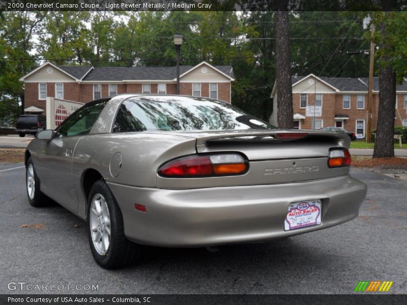 Light Pewter Metallic / Medium Gray 2000 Chevrolet Camaro Coupe