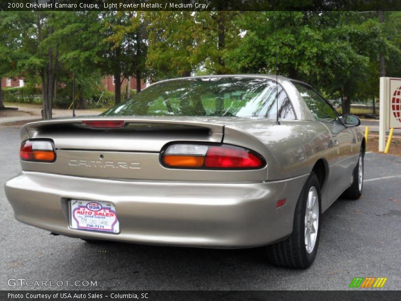 Light Pewter Metallic / Medium Gray 2000 Chevrolet Camaro Coupe
