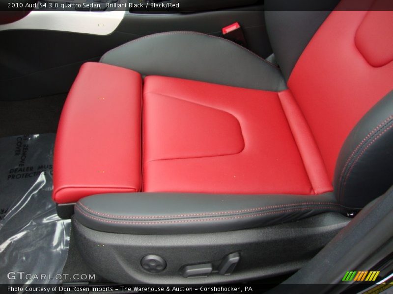 Front Seat of 2010 S4 3.0 quattro Sedan