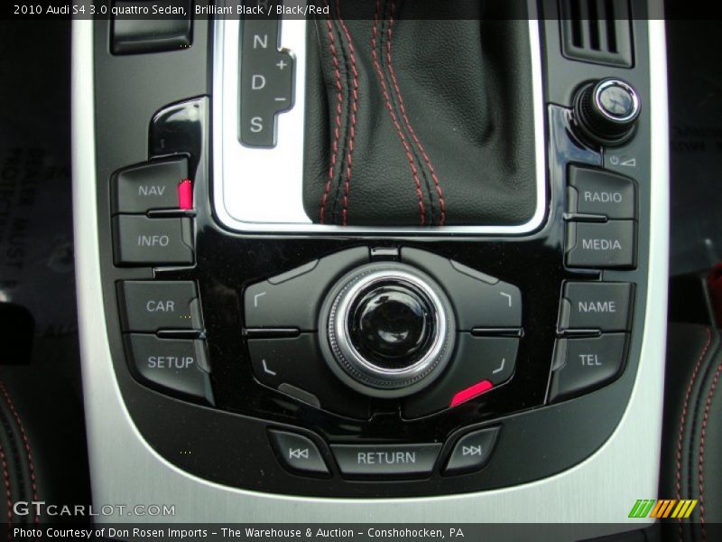 Controls of 2010 S4 3.0 quattro Sedan