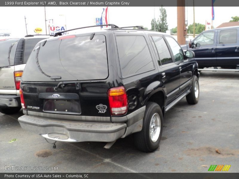 Black Clearcoat / Medium Graphite Grey 1999 Ford Explorer XLT AWD