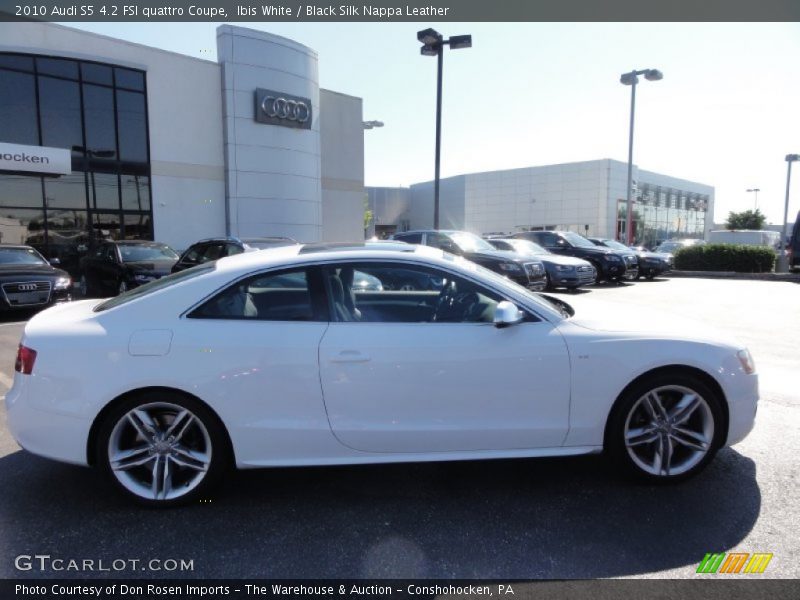 Ibis White / Black Silk Nappa Leather 2010 Audi S5 4.2 FSI quattro Coupe