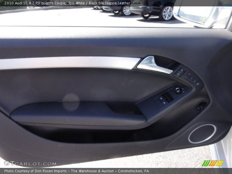 Ibis White / Black Silk Nappa Leather 2010 Audi S5 4.2 FSI quattro Coupe