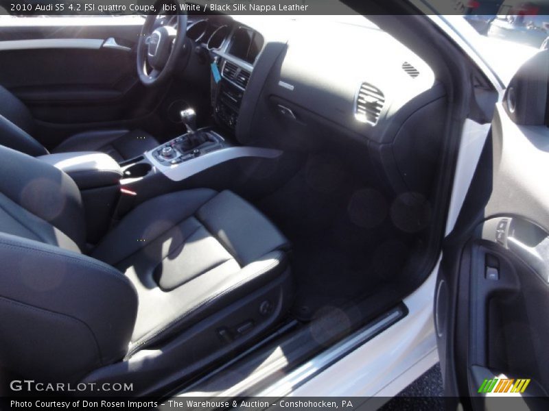 Ibis White / Black Silk Nappa Leather 2010 Audi S5 4.2 FSI quattro Coupe