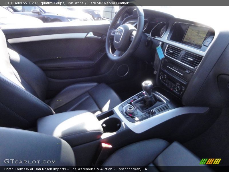 Ibis White / Black Silk Nappa Leather 2010 Audi S5 4.2 FSI quattro Coupe