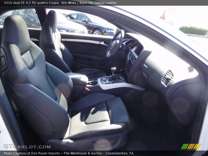 Ibis White / Black Silk Nappa Leather 2010 Audi S5 4.2 FSI quattro Coupe