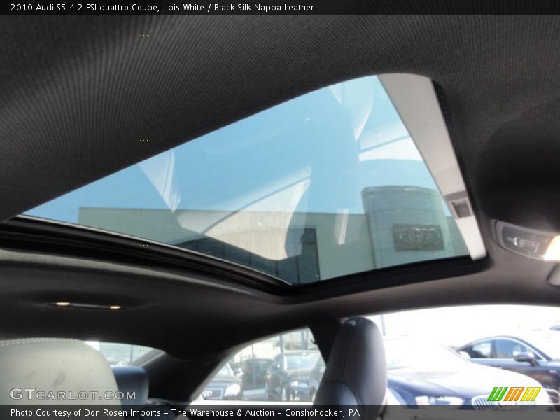 Ibis White / Black Silk Nappa Leather 2010 Audi S5 4.2 FSI quattro Coupe