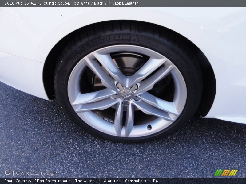 Ibis White / Black Silk Nappa Leather 2010 Audi S5 4.2 FSI quattro Coupe