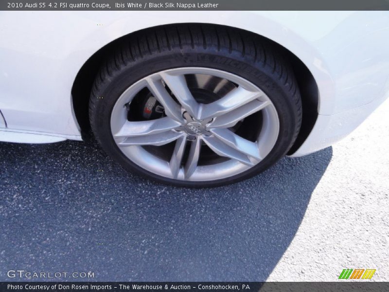 Ibis White / Black Silk Nappa Leather 2010 Audi S5 4.2 FSI quattro Coupe