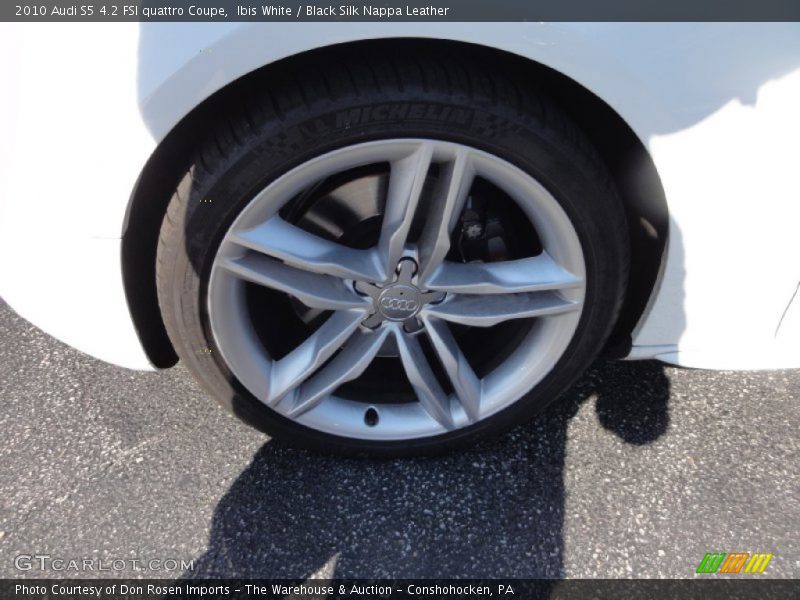 Ibis White / Black Silk Nappa Leather 2010 Audi S5 4.2 FSI quattro Coupe