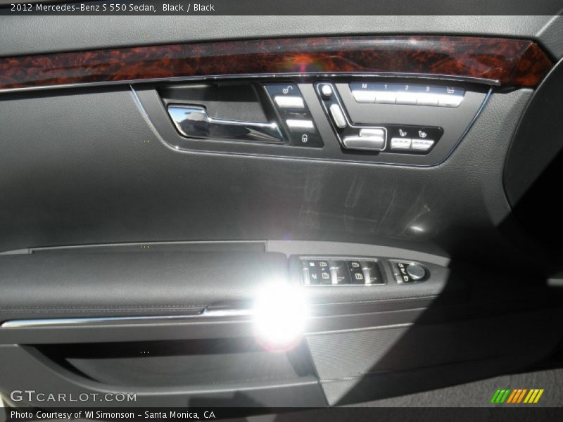Black / Black 2012 Mercedes-Benz S 550 Sedan