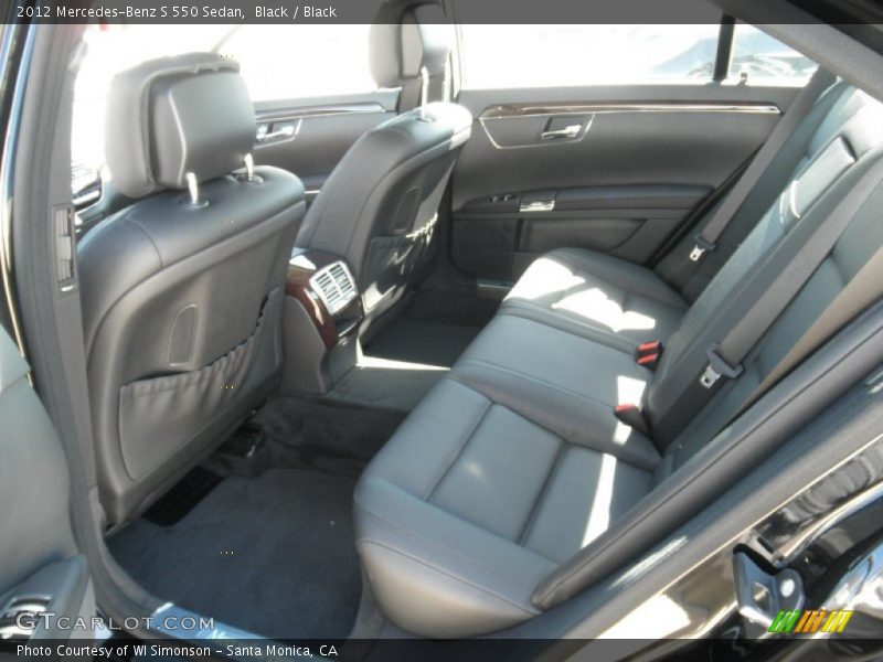 Black / Black 2012 Mercedes-Benz S 550 Sedan
