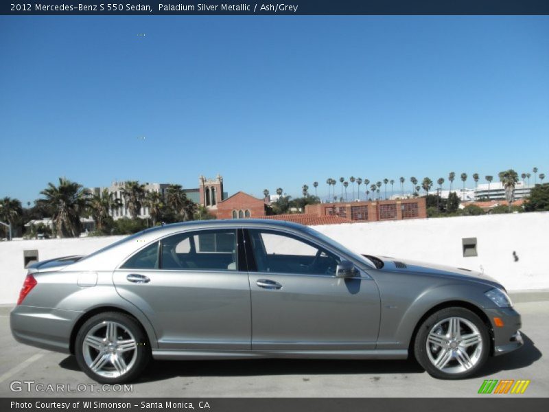 Paladium Silver Metallic / Ash/Grey 2012 Mercedes-Benz S 550 Sedan