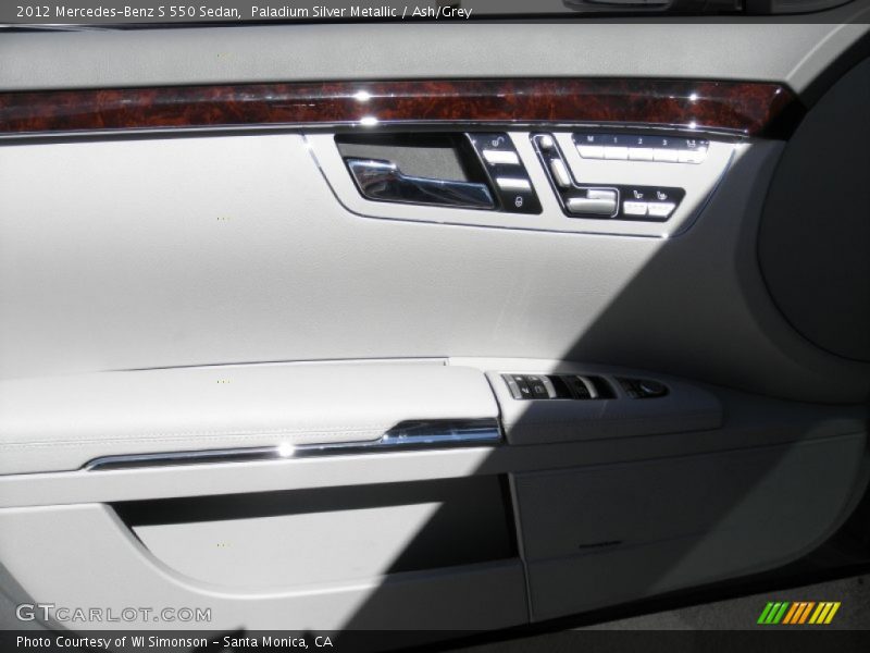 Paladium Silver Metallic / Ash/Grey 2012 Mercedes-Benz S 550 Sedan