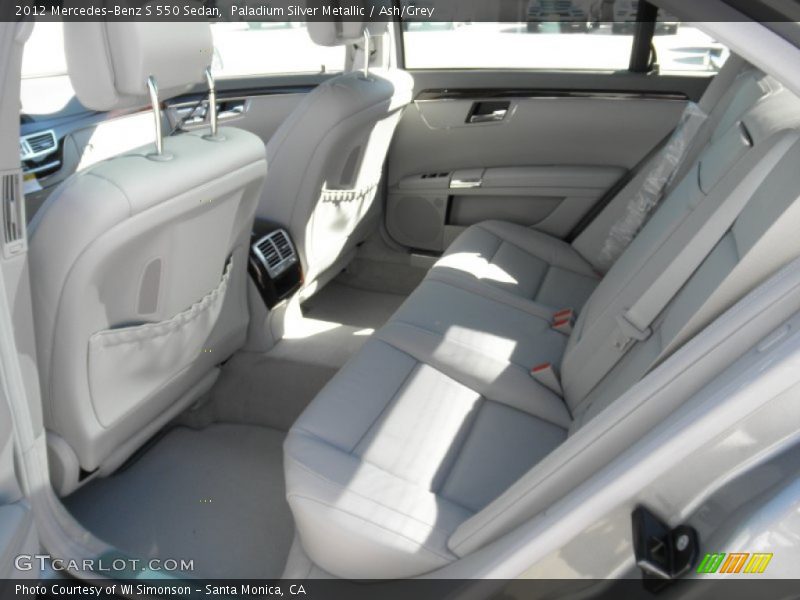 Paladium Silver Metallic / Ash/Grey 2012 Mercedes-Benz S 550 Sedan