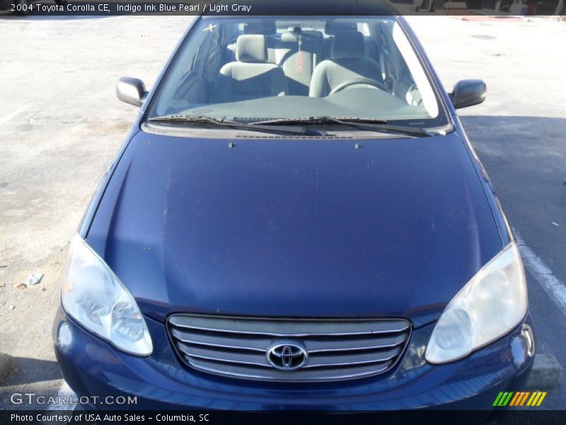 Indigo Ink Blue Pearl / Light Gray 2004 Toyota Corolla CE